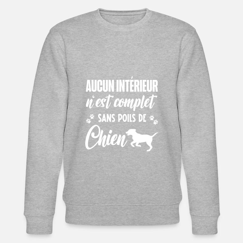 poils de chien - Sweat bio CHANGER Stanley/Stella Unisexe - gris chiné