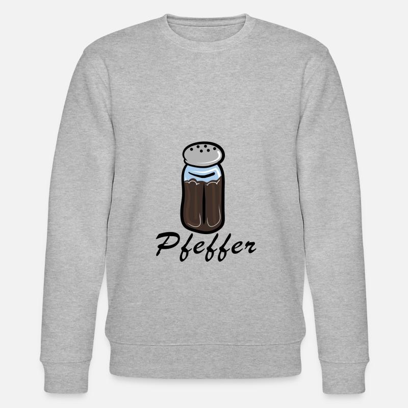 Pfeffer Streuer - Stanley/Stella Unisex Bio-Sweatshirt CHANGER  - Grau meliert
