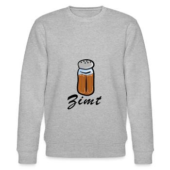 Zimt Streuer - Stanley/Stella Unisex Bio-Sweatshirt CHANGER  - Grau meliert - Vorne - Nik (191cm) & Marisol (170cm)