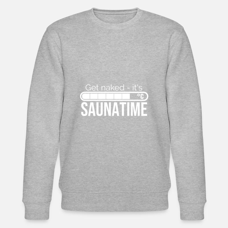 Sauna sauna temps saunatime sauner - Sweat bio CHANGER Stanley/Stella Unisexe - gris chiné
