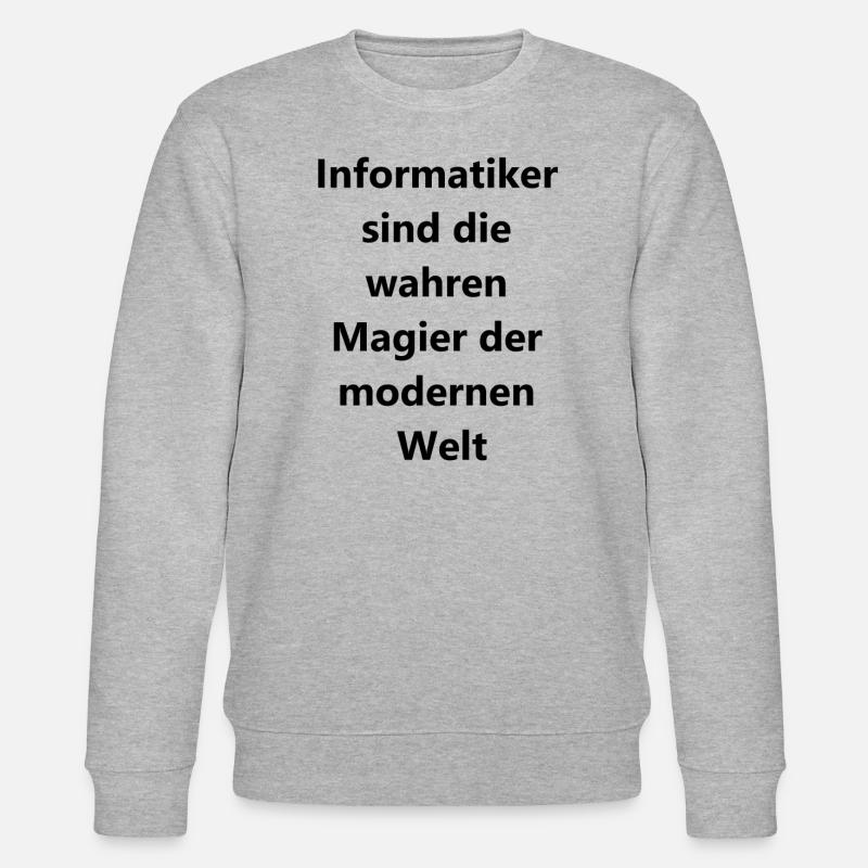 Magic Code Gift - Stanley/Stella CHANGER Unisex Organic Sweatshirt - heather grey