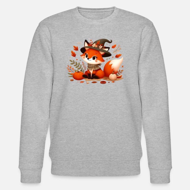 Fox Autumn 12 - Stanley/Stella CHANGER Unisex Organic Sweatshirt - heather grey