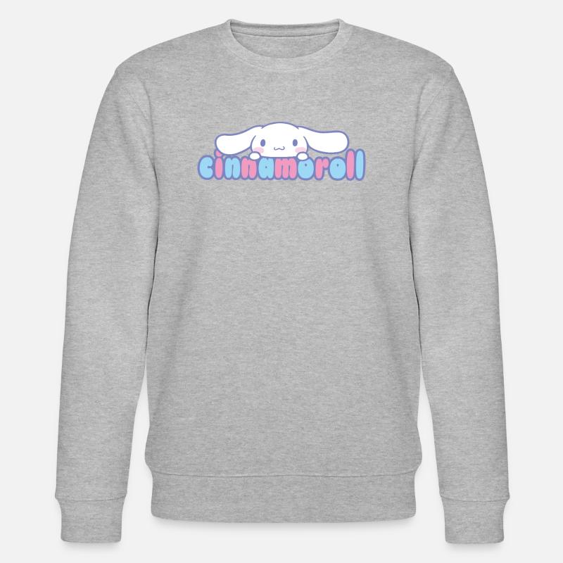 Cinnamoroll Regarde Par-dessus L'inscription - Sweat bio CHANGER Stanley/Stella Unisexe - gris chiné