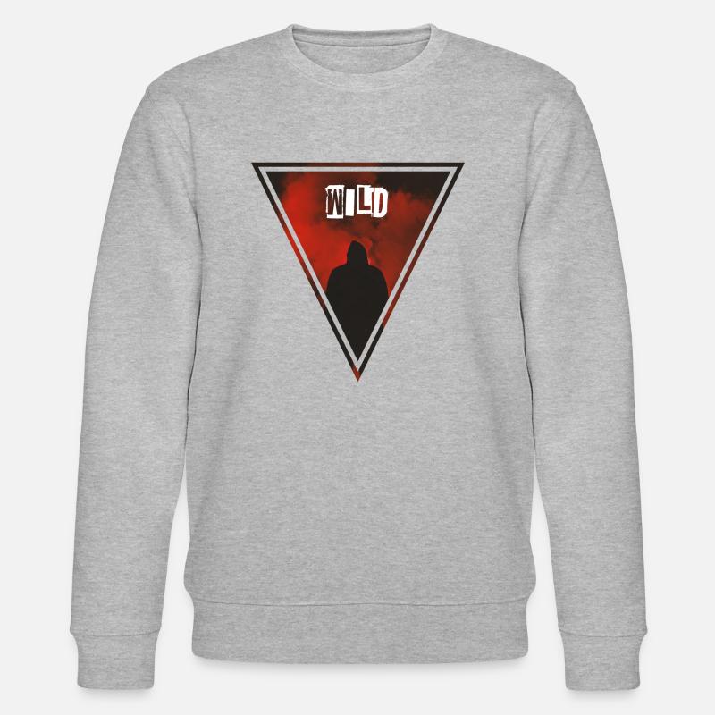 Wild - Stanley/Stella Unisex Bio-Sweatshirt CHANGER  - Grau meliert