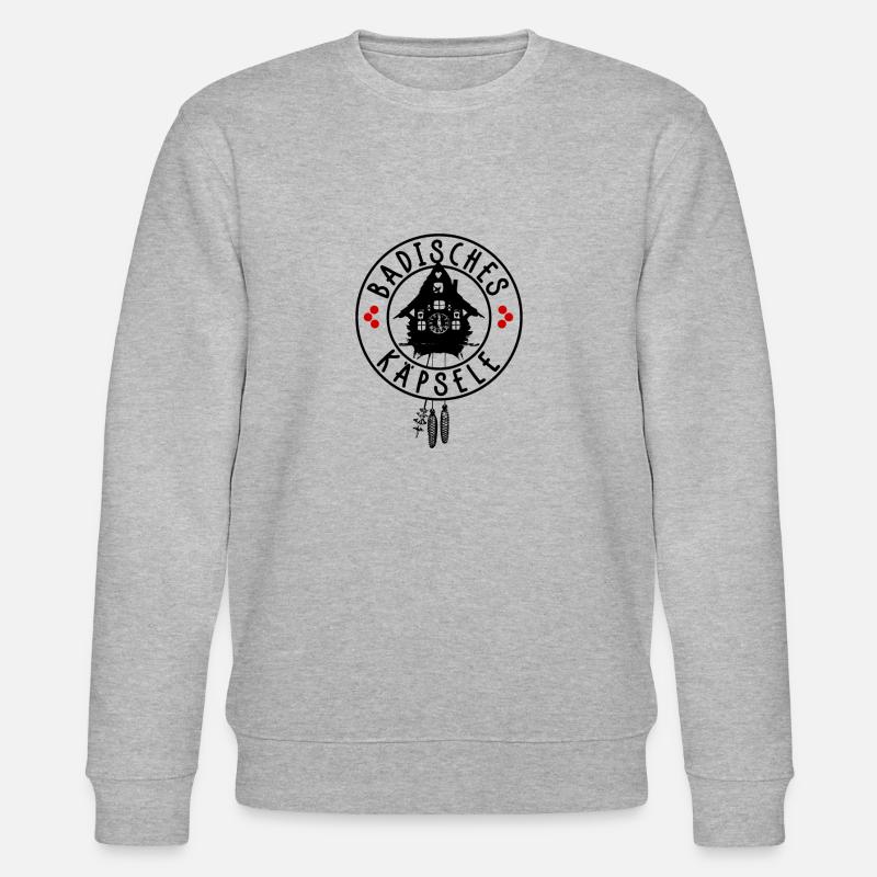 Badisches Käpsele - Stanley/Stella Unisex Bio-Sweatshirt CHANGER  - Grau meliert