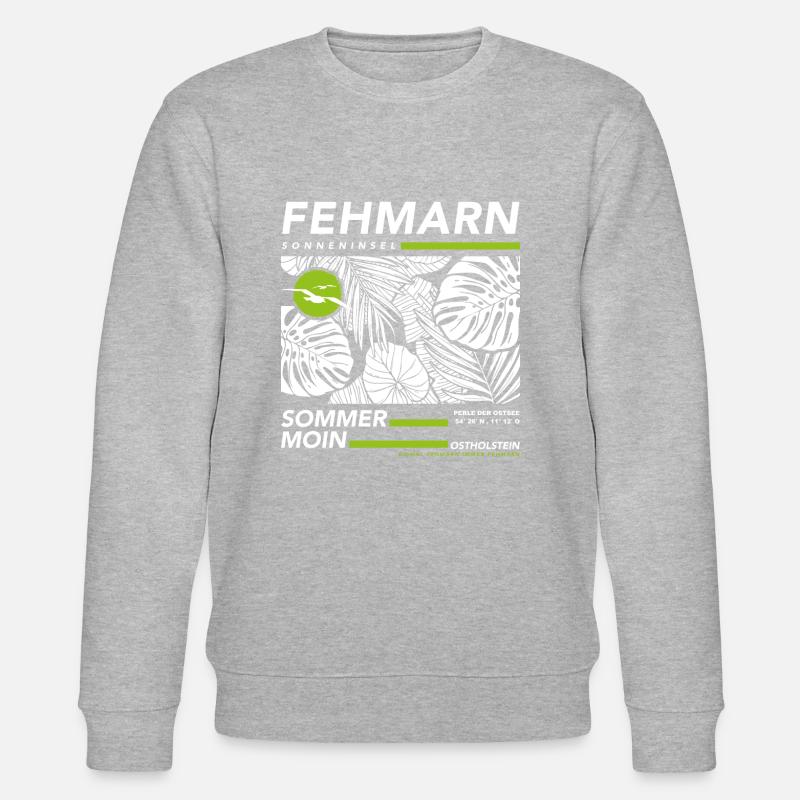 Fehmarn Ostsee - Stanley/Stella Unisex Bio-Sweatshirt CHANGER - Grau meliert