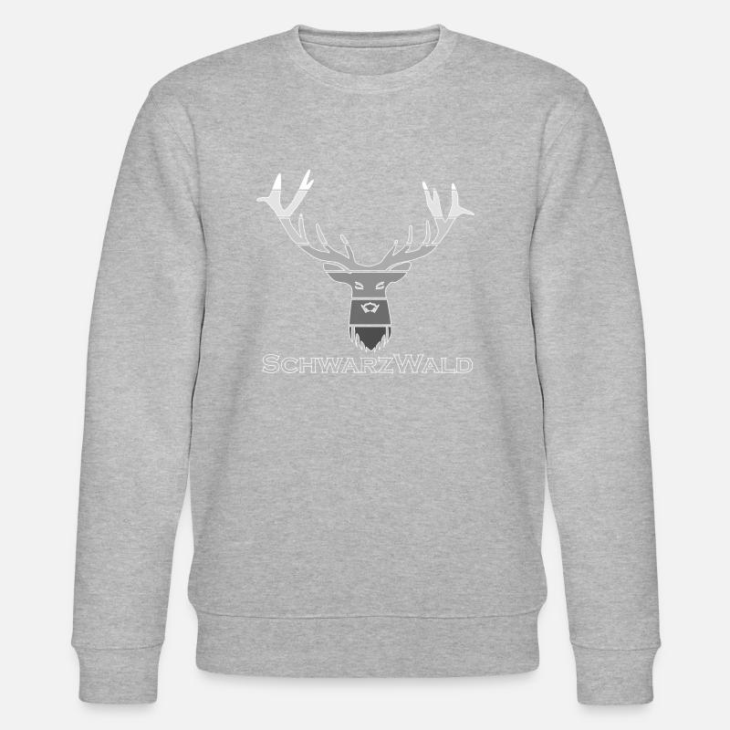 Schwarzwald Hirsch - Multi grey - Stanley/Stella Unisex Bio-Sweatshirt CHANGER - Grau meliert