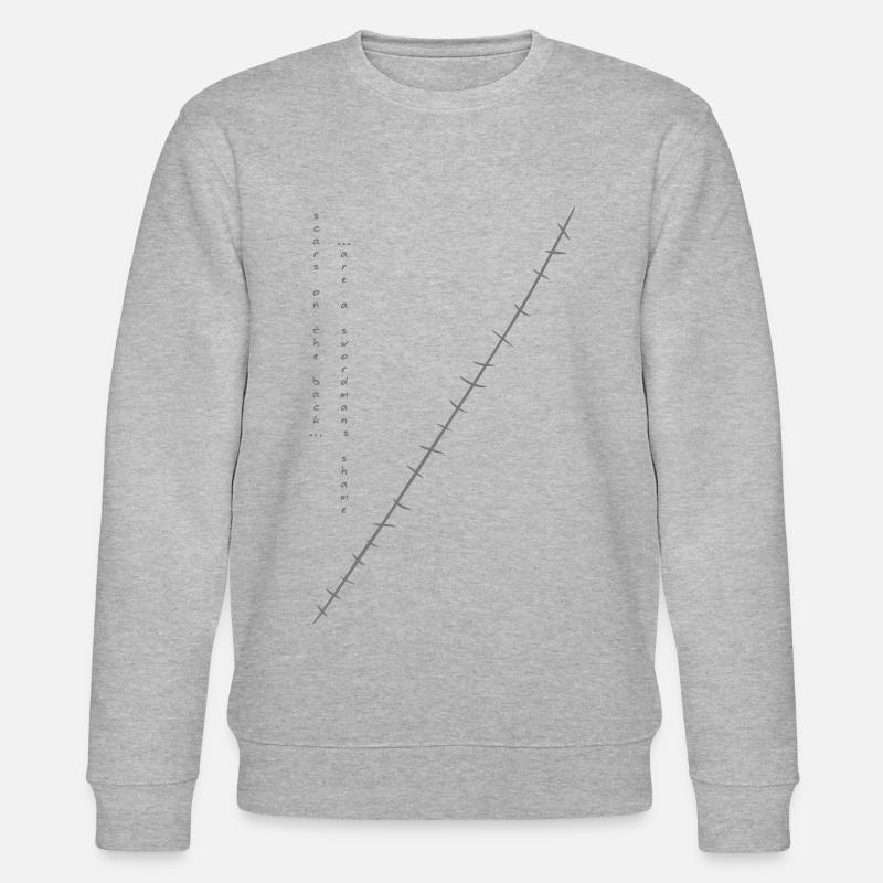 OP IV: Narben - Stanley/Stella Unisex Bio-Sweatshirt CHANGER - Grau meliert