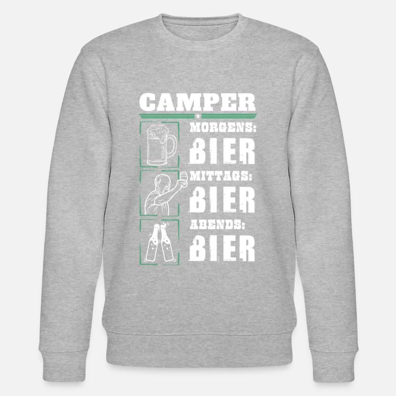 Mon quotidien de campeur - Sweat bio CHANGER Stanley/Stella Unisexe - gris chiné