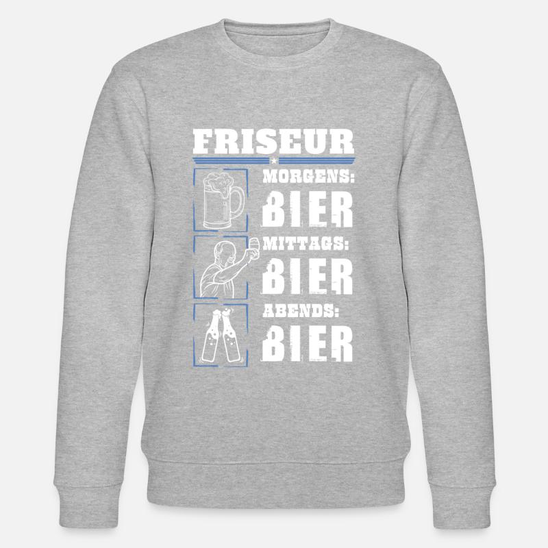 Mon quotidien de coiffeuse - Sweat bio CHANGER Stanley/Stella Unisexe - gris chiné