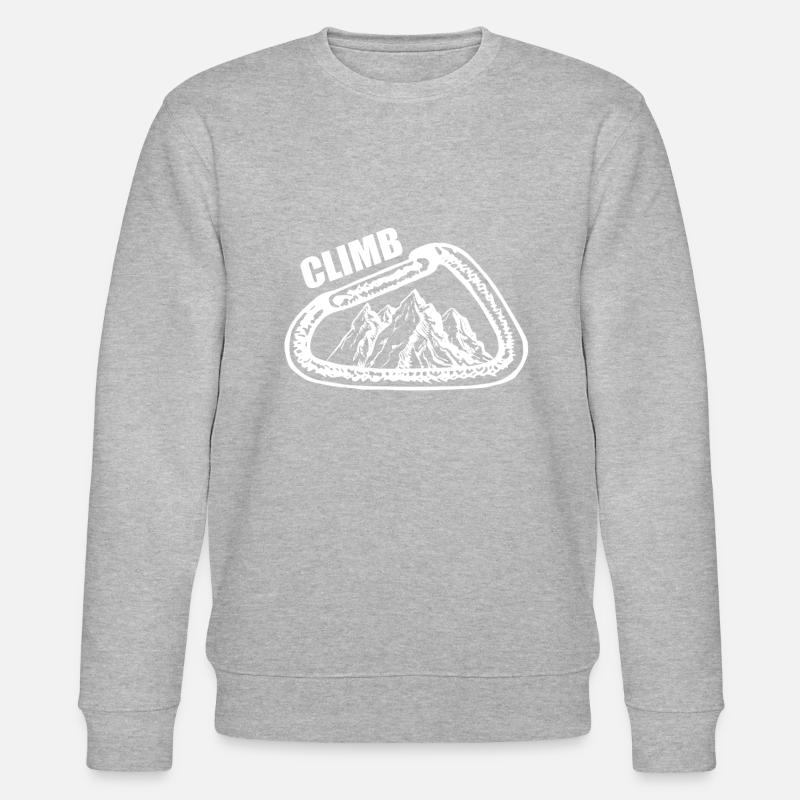 Climb - Stanley/Stella Unisex Bio-Sweatshirt CHANGER - Grau meliert