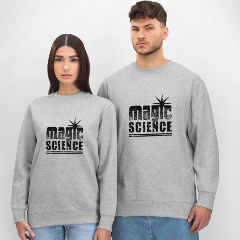 MAGIC SCIENCE - used look mit π oder π Stanley/Stella Unisex Bio-Sweatshirt CHANGER 