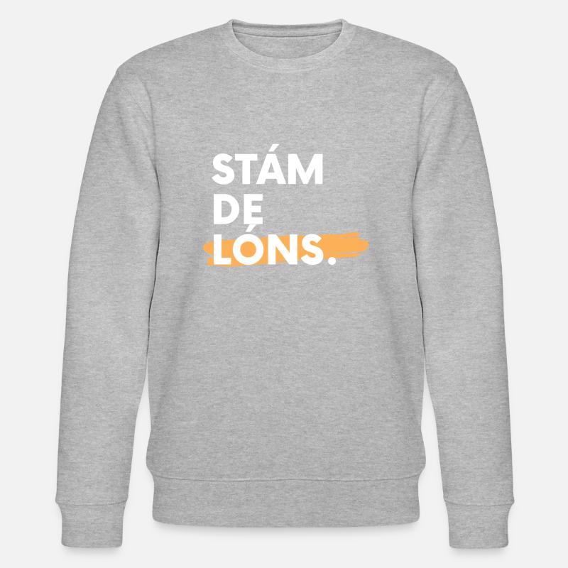 Stàm de Lòns - Sweat bio CHANGER Stanley/Stella Unisexe - gris chiné