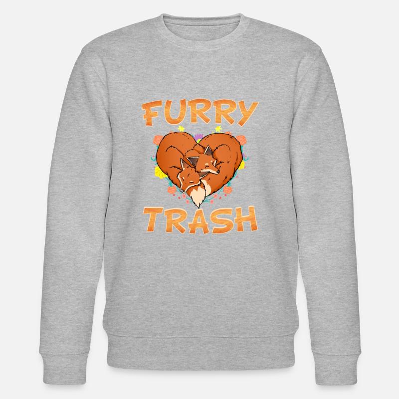 Furry Trash I Furries Convention I Anime Cosplay - Sweat bio CHANGER Stanley/Stella Unisexe - gris chiné