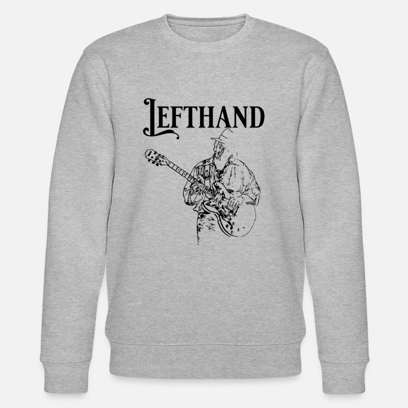 Linkshänder Gitarrist Lefthand - Stanley/Stella Unisex Bio-Sweatshirt CHANGER - Grau meliert