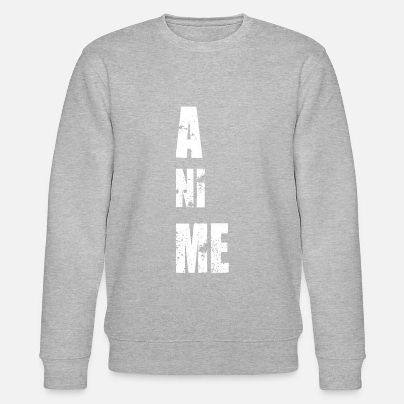 Anime - Stanley/Stella Unisex Bio-Sweatshirt CHANGER  - Grau meliert
