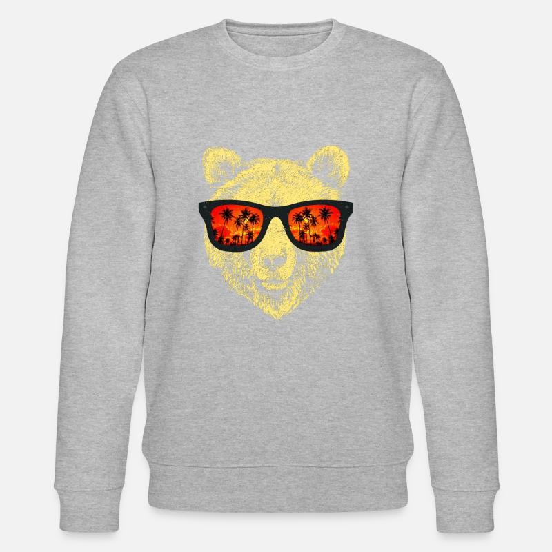 Bear cool - Sweat bio CHANGER Stanley/Stella Unisexe - gris chiné