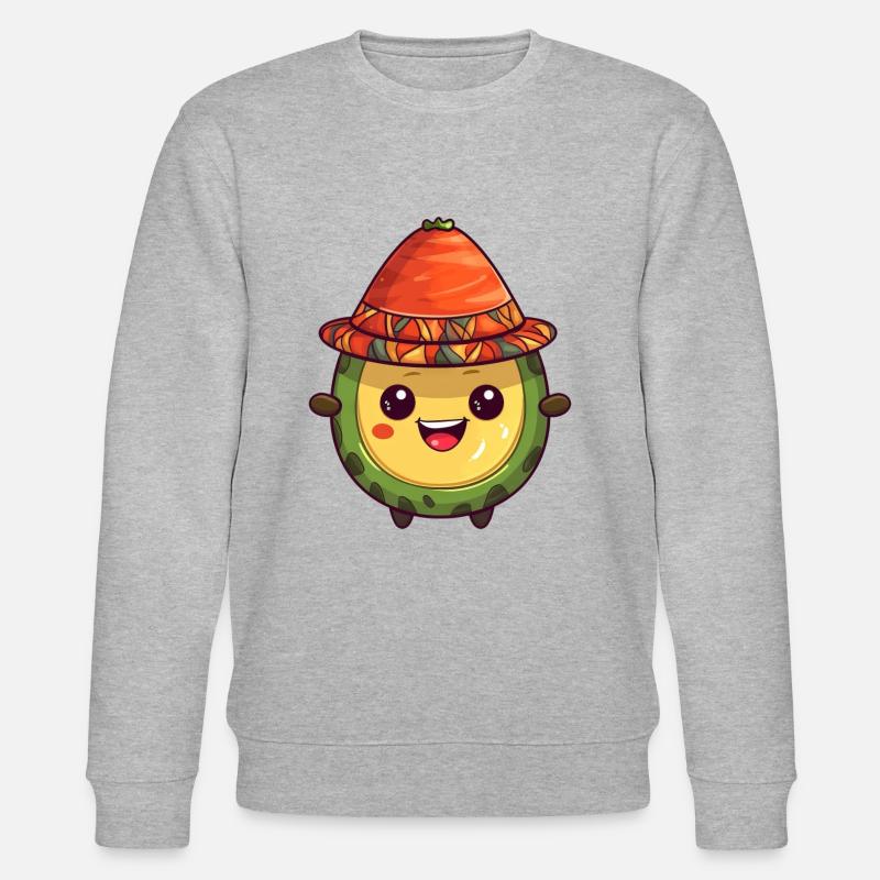 Peruvian avocado - Stanley/Stella CHANGER Unisex Organic Sweatshirt - heather grey