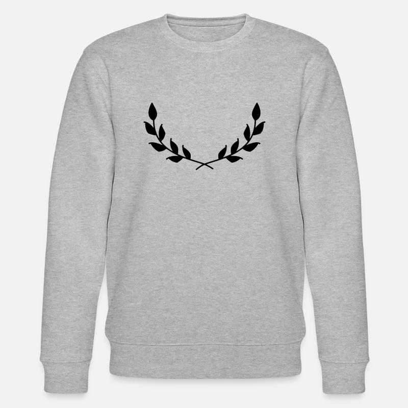 feuilles - Sweat bio CHANGER Stanley/Stella Unisexe - gris chiné