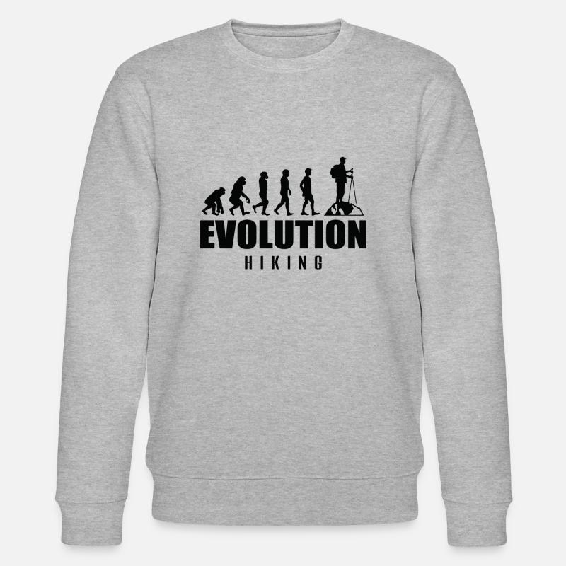 Evolution Hiking - Stanley/Stella CHANGER Unisex Organic Sweatshirt - heather grey
