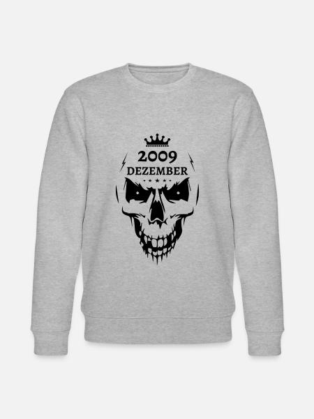Dezember 2009 Totenkopf - Stanley/Stella Unisex Bio-Sweatshirt CHANGER  - Grau meliert