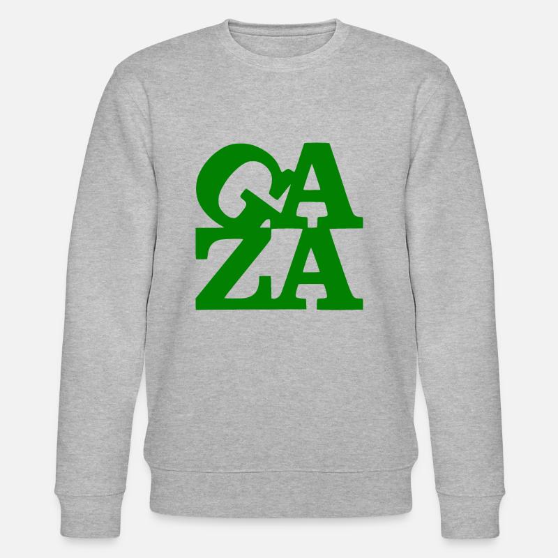 Gaza - Stanley/Stella Unisex Bio-Sweatshirt CHANGER  - Grau meliert
