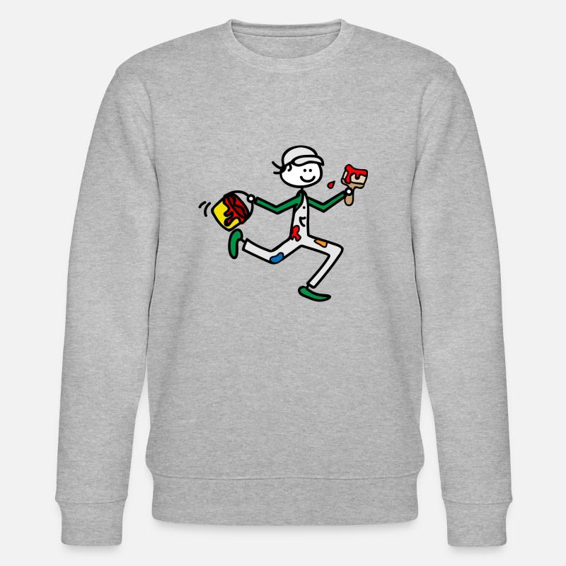 Maler - Stanley/Stella Unisex Bio-Sweatshirt CHANGER - Grau meliert