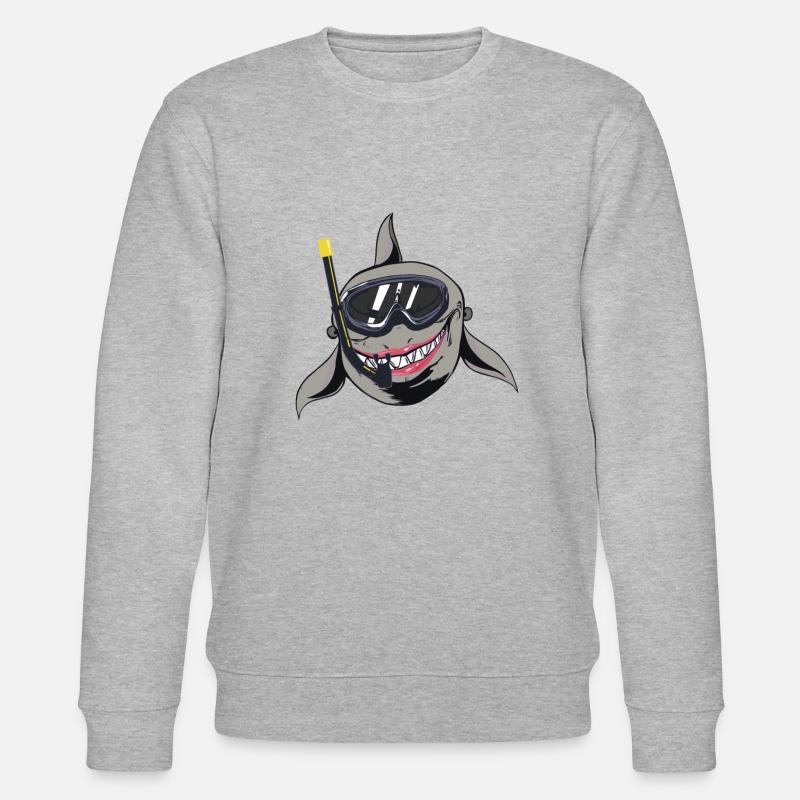 Requin requin - Sweat bio CHANGER Stanley/Stella Unisexe - gris chiné