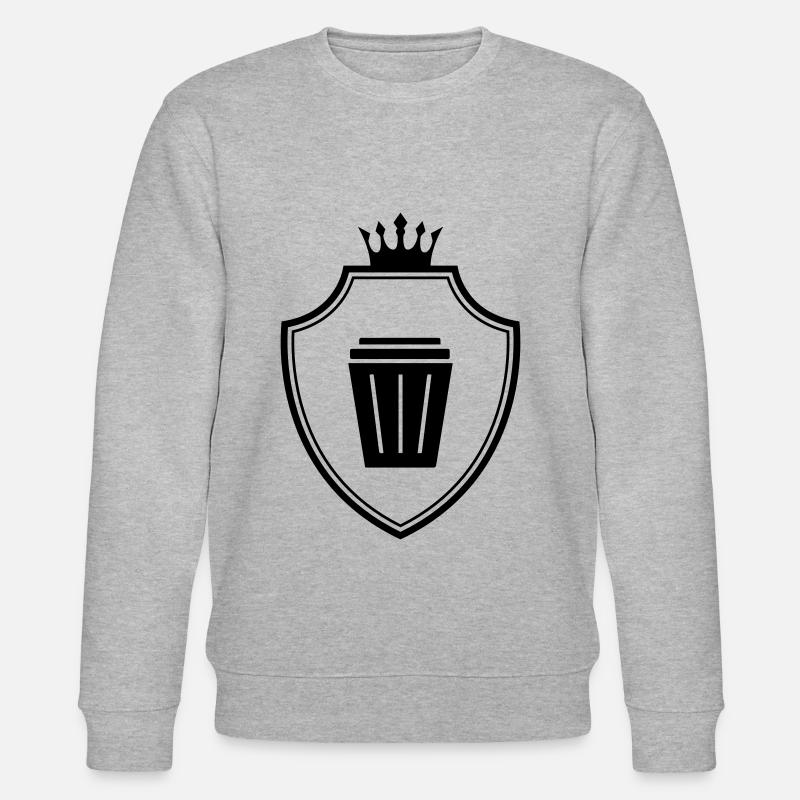 Mülltonne Wappen - Stanley/Stella Unisex Bio-Sweatshirt CHANGER  - Grau meliert