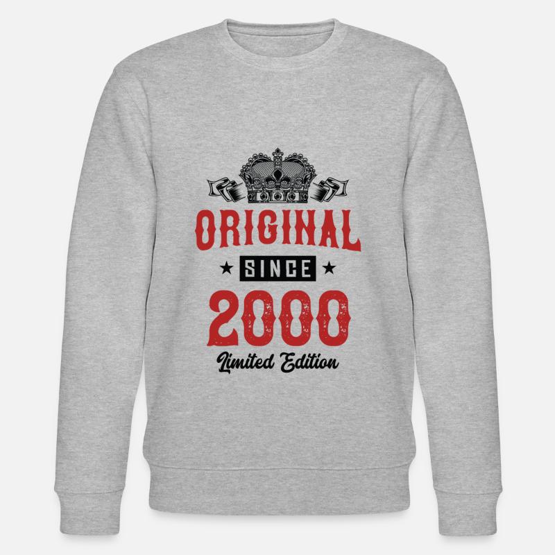 2000 limited edition - Stanley/Stella Unisex Bio-Sweatshirt CHANGER  - Grau meliert