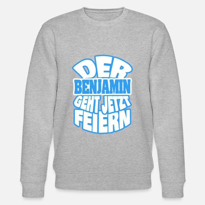 Benjamin - Stanley/Stella Unisex Bio-Sweatshirt CHANGER  - Grau meliert