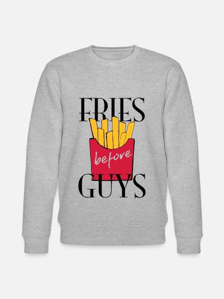 Pommes - Stanley/Stella Unisex Bio-Sweatshirt CHANGER - Grau meliert