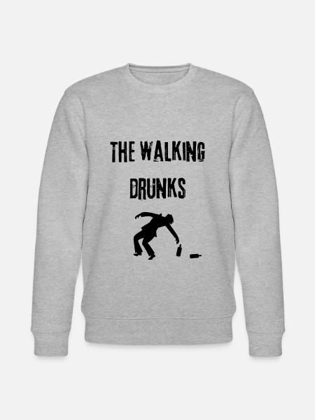 The Walking Drunks - Sweat bio CHANGER Stanley/Stella Unisexe - gris chiné