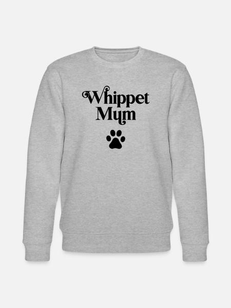 Whippet Mum - Stanley/Stella CHANGER Unisex Organic Sweatshirt - heather grey
