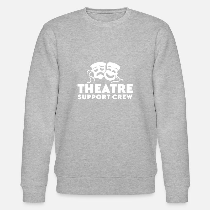 Theater-Support-Crew - Stanley/Stella Unisex Bio-Sweatshirt CHANGER  - Grau meliert