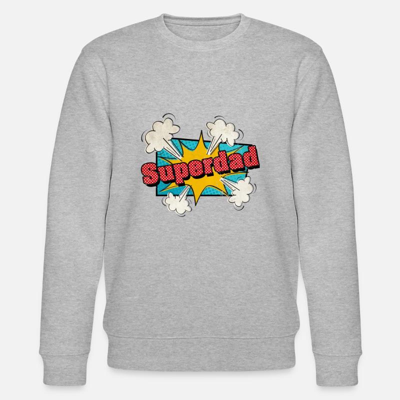 Superdad - Stanley/Stella Unisex Bio-Sweatshirt CHANGER  - Grau meliert