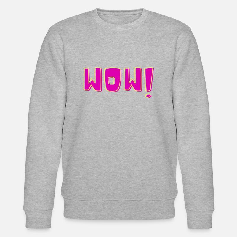 WOW - Stanley/Stella Unisex Bio-Sweatshirt CHANGER  - Grau meliert