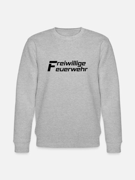 Freiwillige Feuerwehr Schwarz - Stanley/Stella Unisex Bio-Sweatshirt CHANGER - Grau meliert