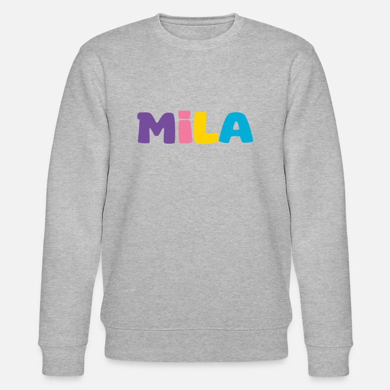 Nom - Mila - Sweat bio CHANGER Stanley/Stella Unisexe - gris chiné