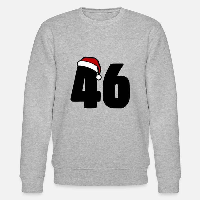 46 Numéro Noël - Sweat bio CHANGER Stanley/Stella Unisexe - gris chiné