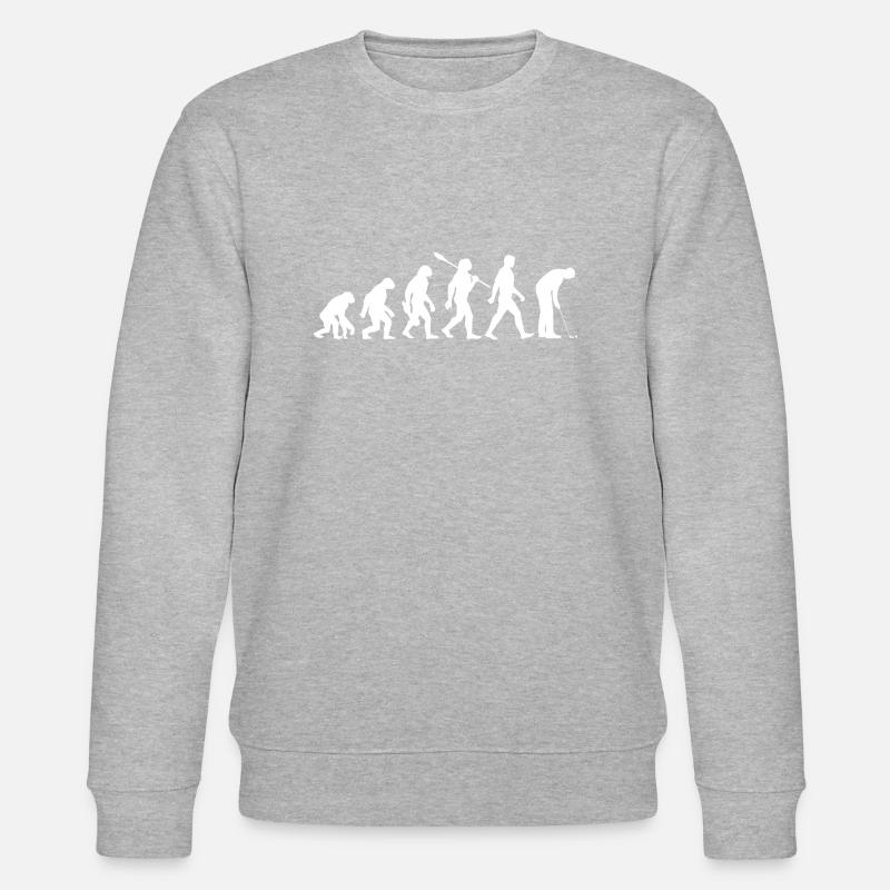 Evolution Minigolf - Miniatur Golf - Bahnengolf - Stanley/Stella Unisex Bio-Sweatshirt CHANGER  - Grau meliert