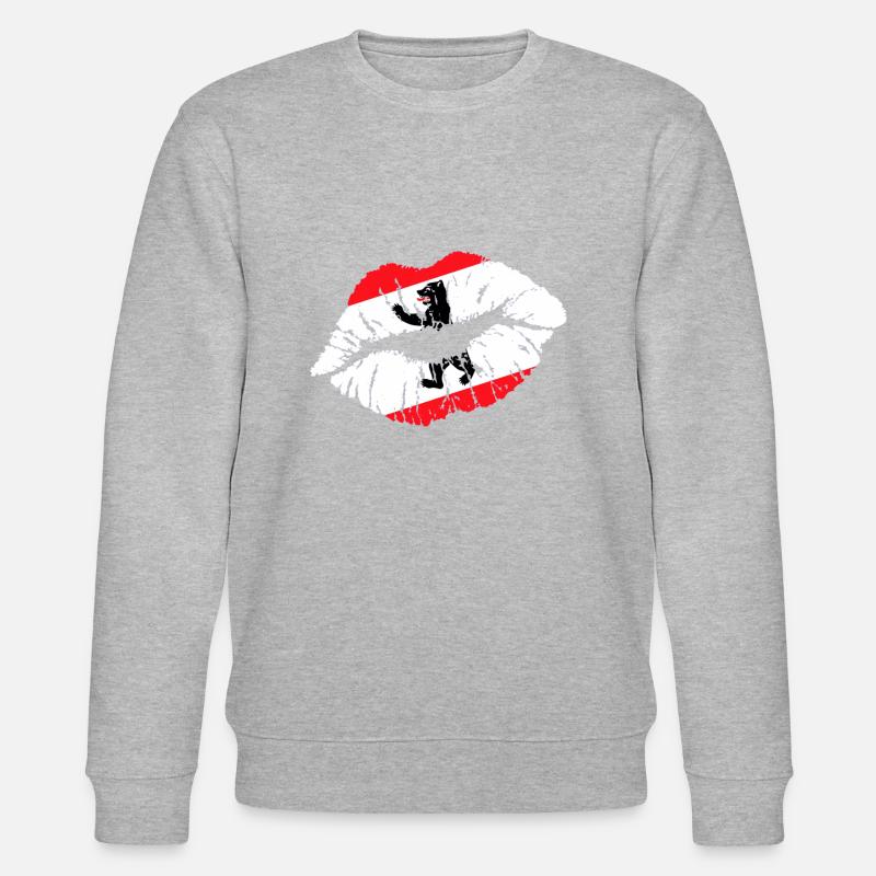 Kuss (Berlin) - Stanley/Stella Unisex Bio-Sweatshirt CHANGER  - Grau meliert