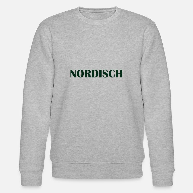 Nordisch - Stanley/Stella Unisex Bio-Sweatshirt CHANGER  - Grau meliert
