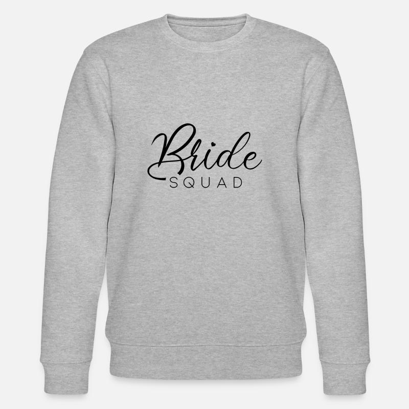 Bride Squad - Stanley/Stella Unisex Bio-Sweatshirt CHANGER  - Grau meliert