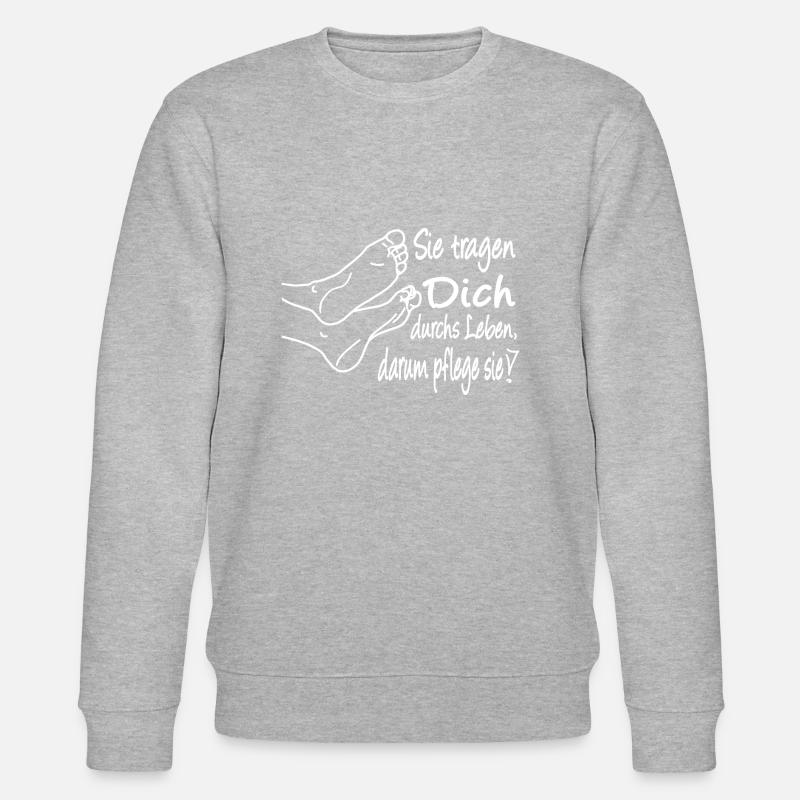 Fußpflege - Stanley/Stella Unisex Bio-Sweatshirt CHANGER  - Grau meliert