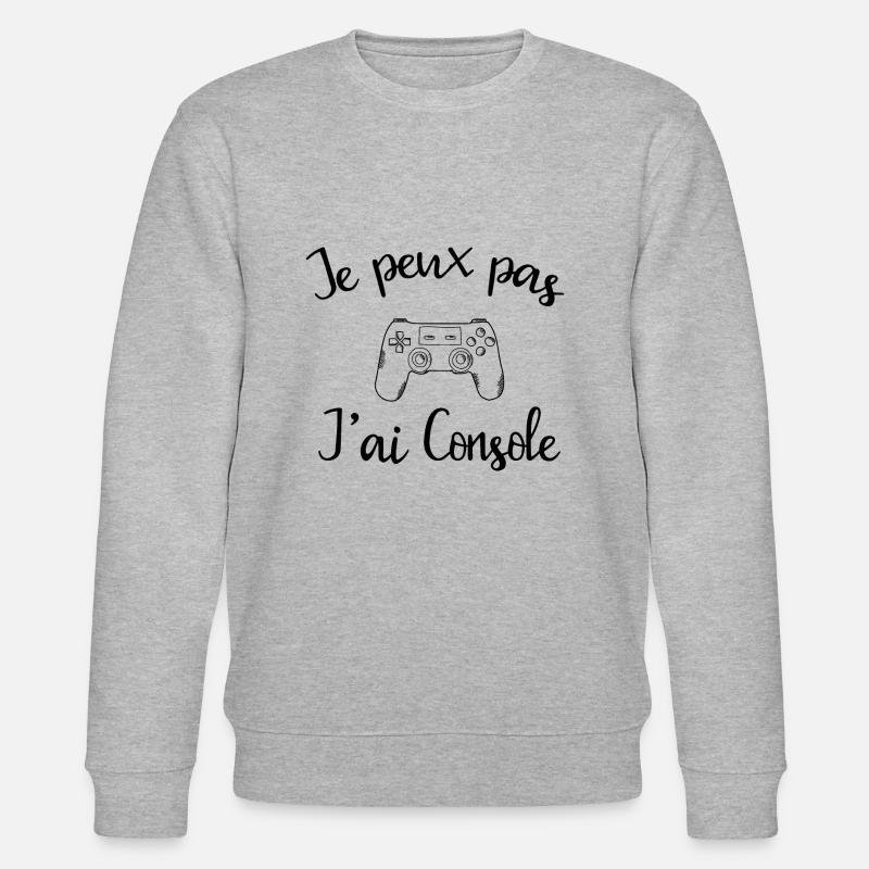 Je Peux Pas J'ai Console - Sweat bio CHANGER Stanley/Stella Unisexe - gris chiné