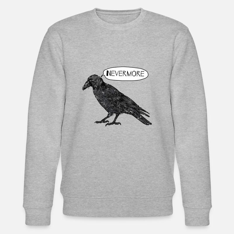 Raven Nevermore Edgar - Sweat bio CHANGER Stanley/Stella Unisexe - gris chiné