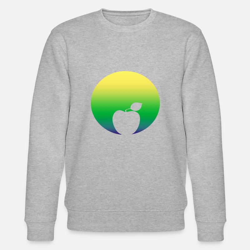 Pomme en vert - Sweat bio CHANGER Stanley/Stella Unisexe - gris chiné