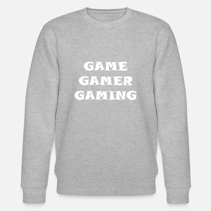 Jeu PC de jeu - Sweat bio CHANGER Stanley/Stella Unisexe - gris chiné