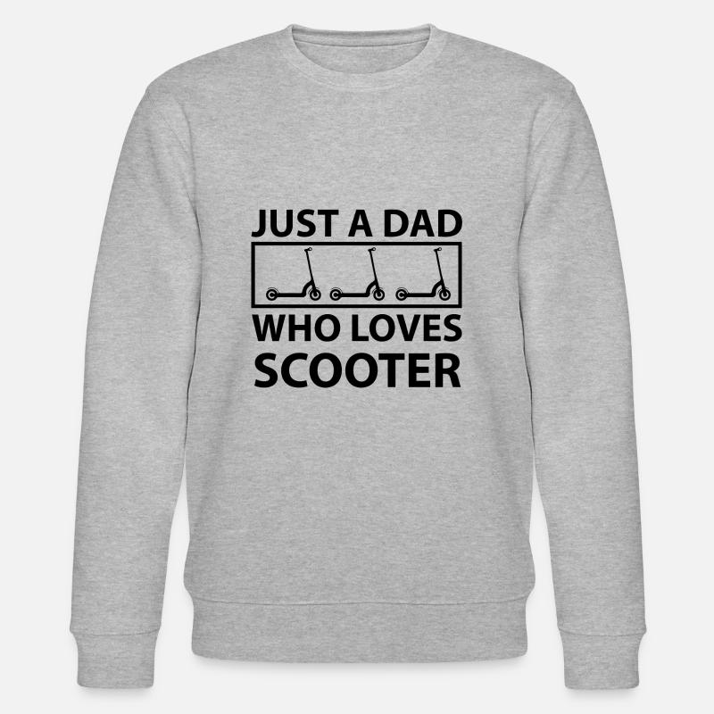 E-Scooter Roller - Stanley/Stella Unisex Bio-Sweatshirt CHANGER  - Grau meliert